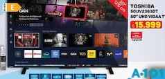 TOSHİBA 50UV2363DT 50 İNÇ UHD VIDAA TV AKILLI TELEVİZYON